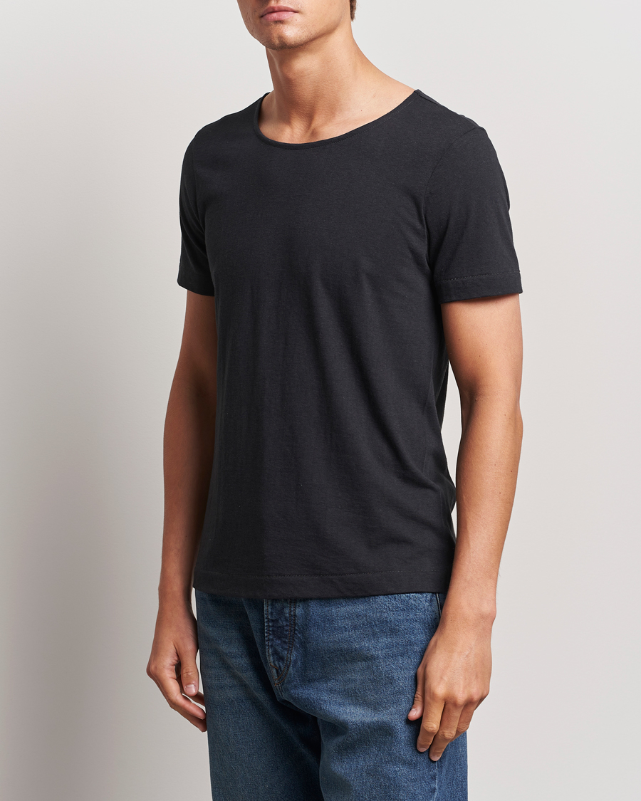 Herre | Klær | Merz b. Schwanen | 1920s Loopwheeled T-Shirt Charcoal