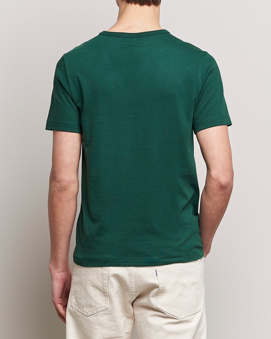 Herre | T-Shirts | Merz b. Schwanen | 1950s Classic Loopwheeled T-Shirt Classic Green