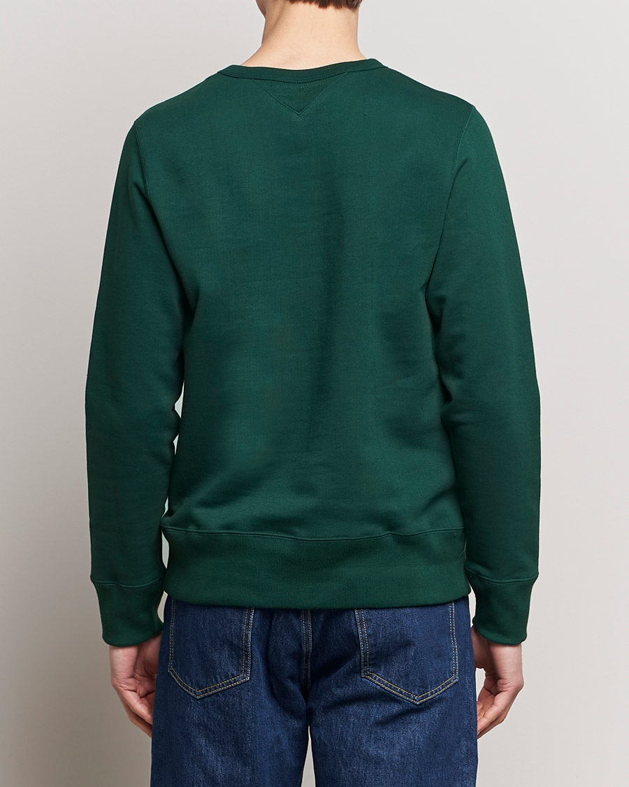 Herre | Gensere | Merz b. Schwanen | Organic Cotton Crew Neck Sweatshirt Classic Green