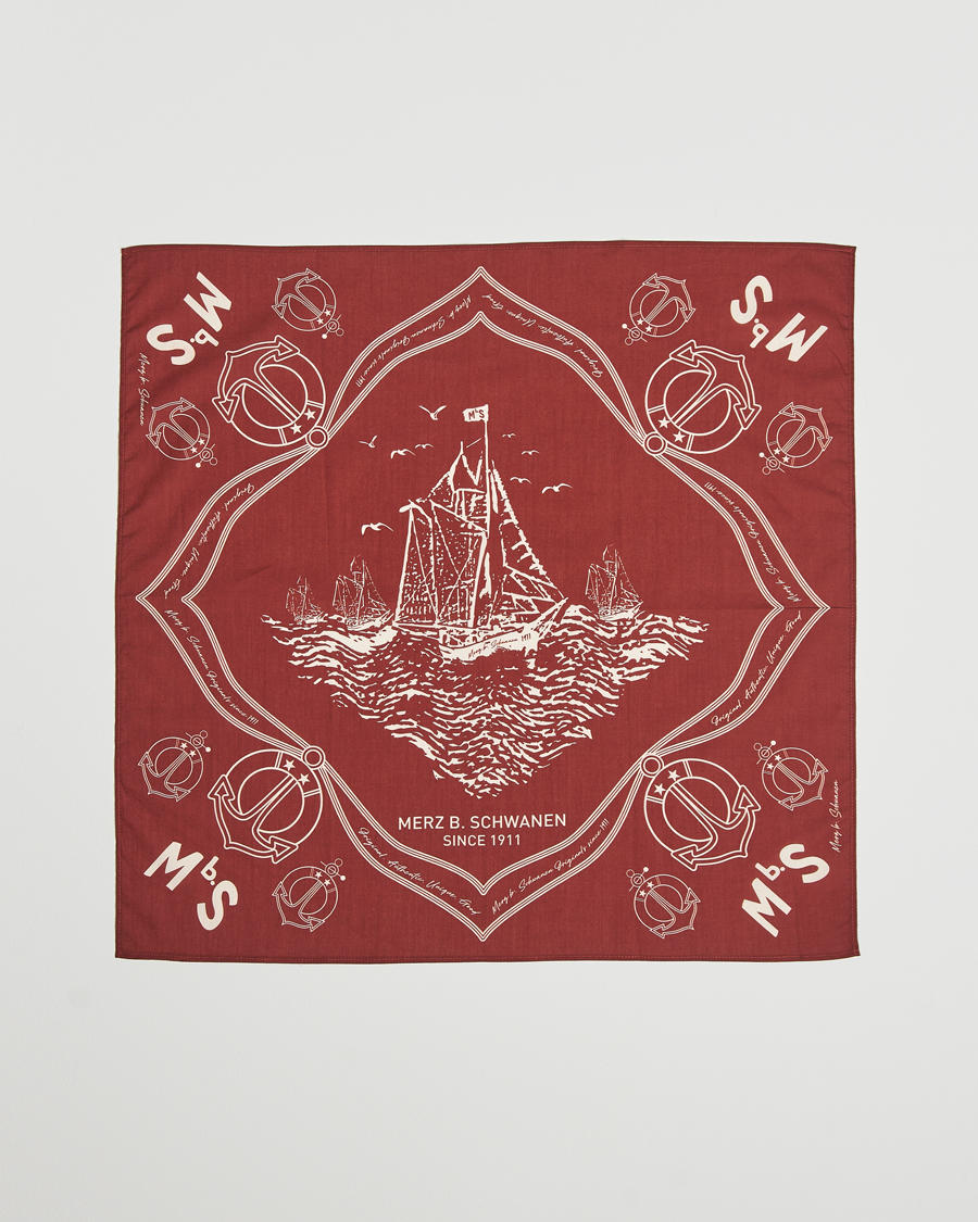 Herre | Contemporary Creators | Merz b. Schwanen | Cotton Bandana Chestnut