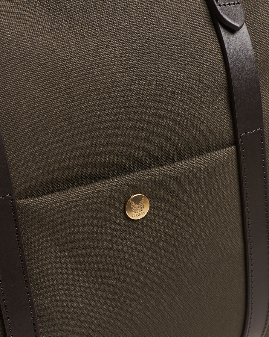 Herre | Vesker | Mismo | M/S Utility Canvas Duffle Bag Army/Dark Brown