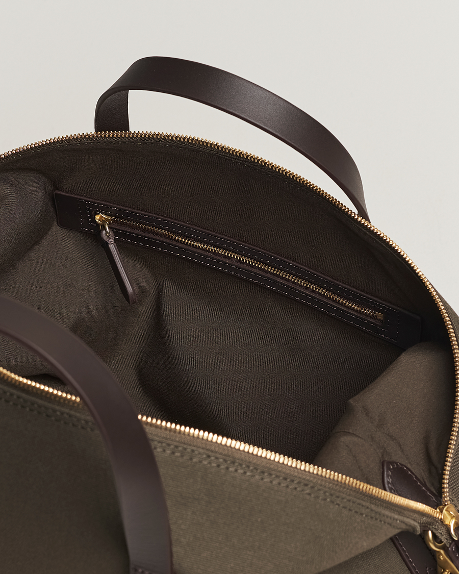 Herre | Vesker | Mismo | M/S Utility Canvas Duffle Bag Army/Dark Brown
