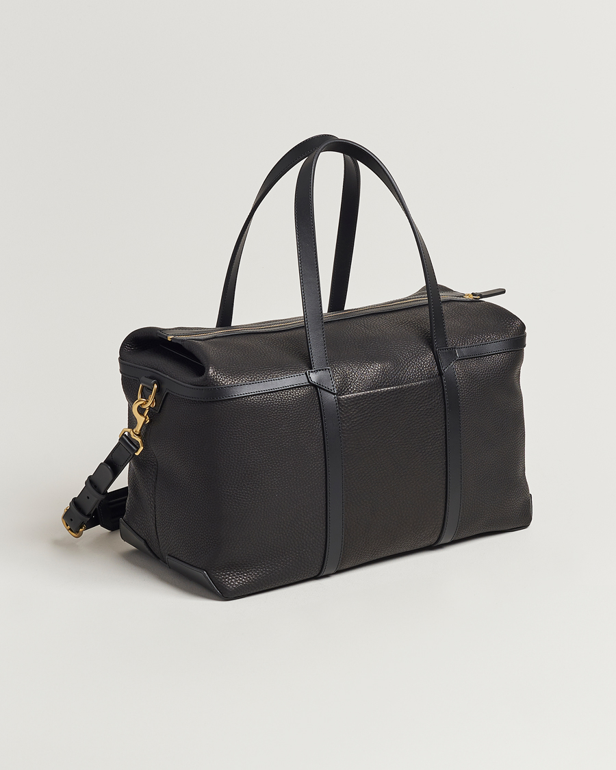 Herre | Weekendbager | Mismo | Tour Pebbled Leather Weekendbag Black