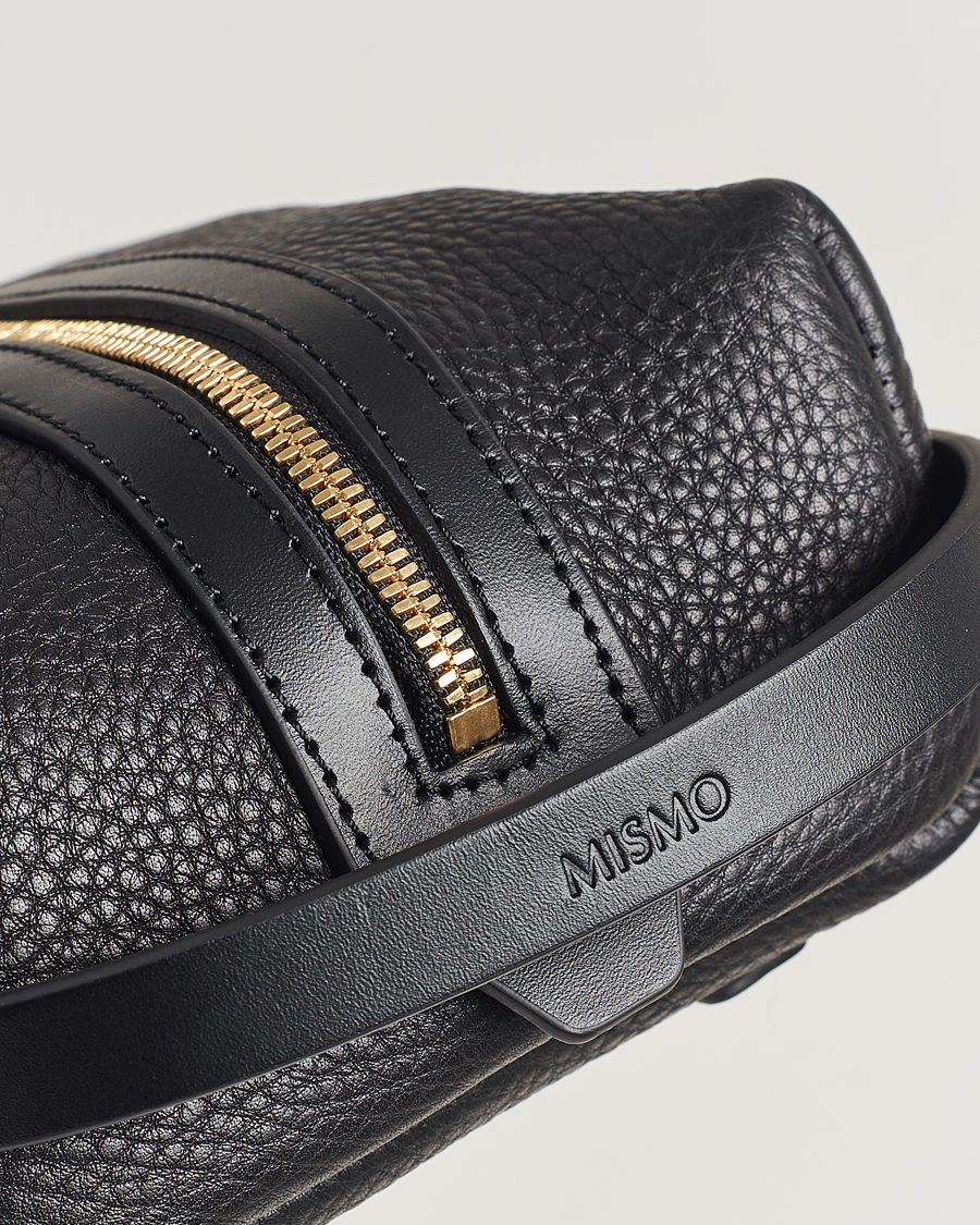 Herre | Vesker | Mismo | Groom Pebbled Leather Washbag Black