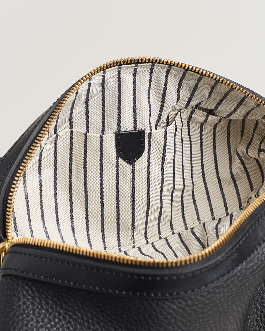 Herre | Vesker | Mismo | Groom Pebbled Leather Washbag Black