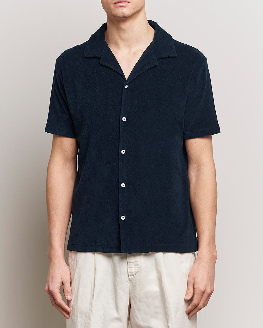 Herre | Kortermede skjorter | Altea | Terry Bowling Shirt Navy