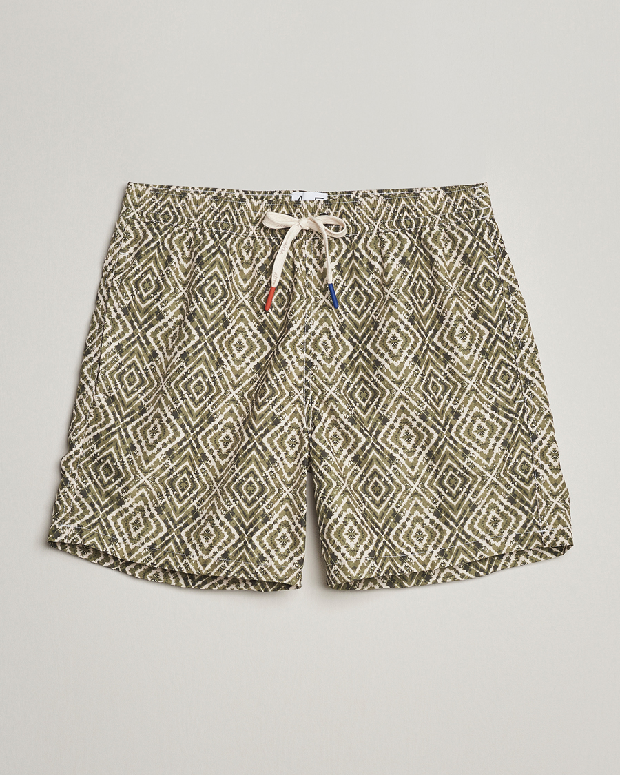 Herre | Badeshorts | Altea | Printed Swim Shorts Green