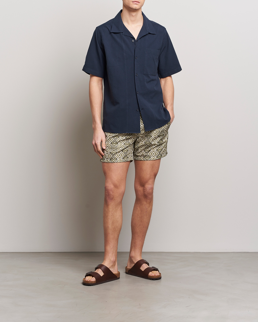 Herre | Badeshorts | Altea | Printed Swim Shorts Green