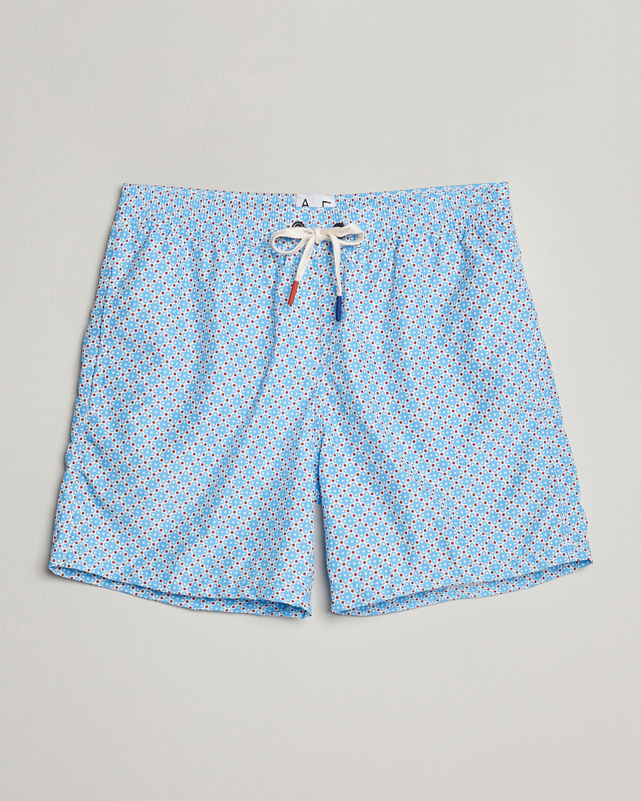 Herre | Badeshorts | Altea | Printed Swim Shorts Light Blue