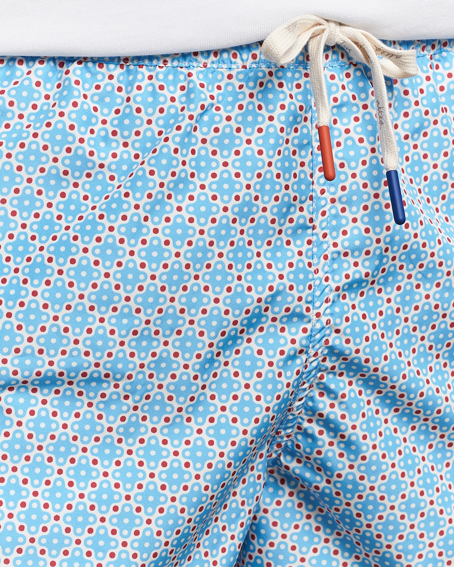 Herre | Badeshorts | Altea | Printed Swim Shorts Light Blue