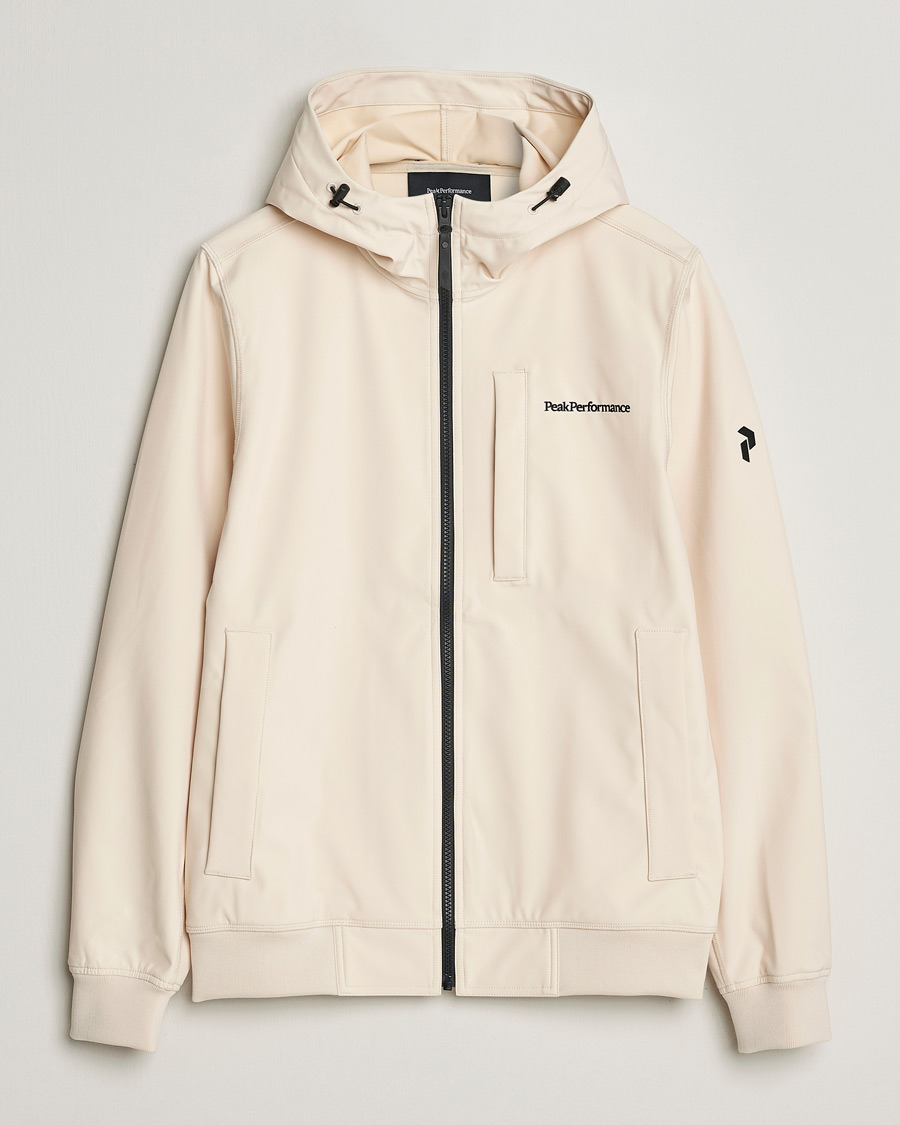 Herre | Jakker | Peak Performance | Softshell Hooded Jacket Sand Fog