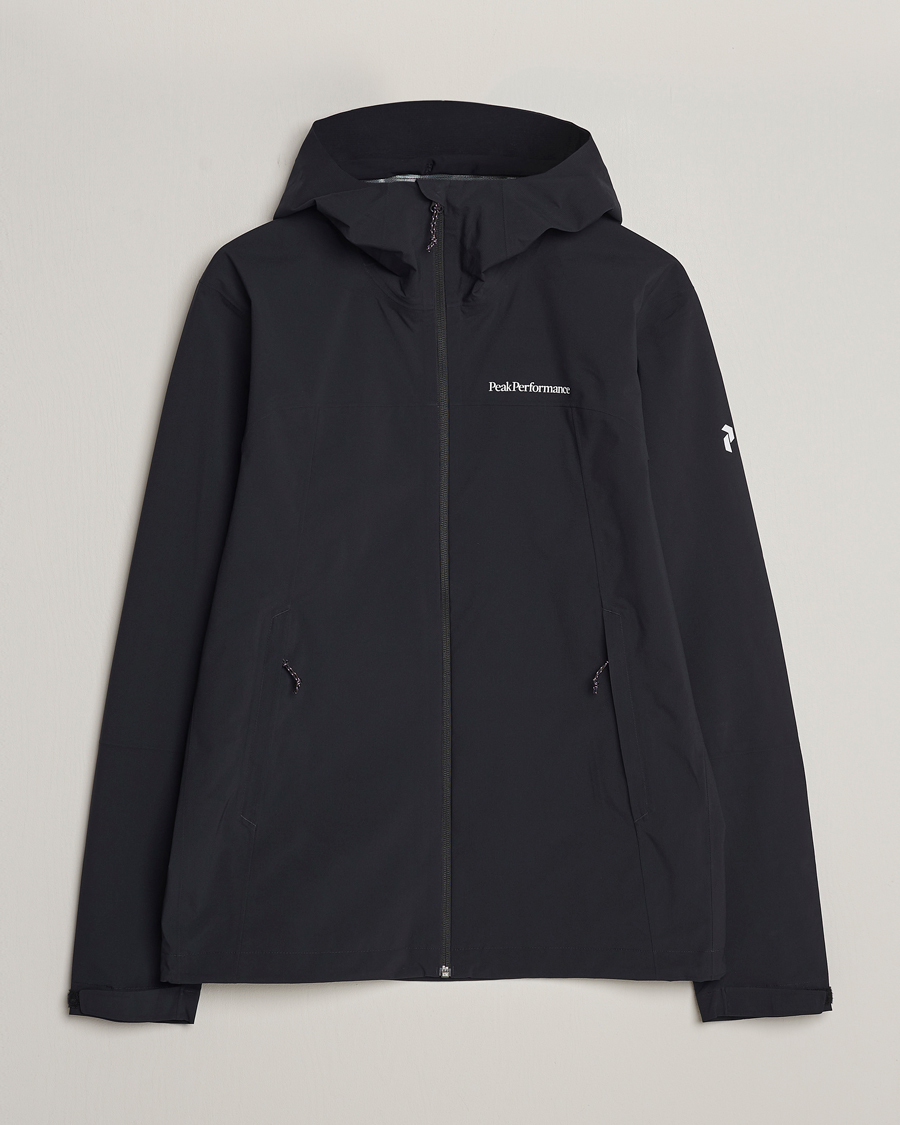 Herre | Jakker | Peak Performance | Trail Hipe Hooded Shell Jacket Black