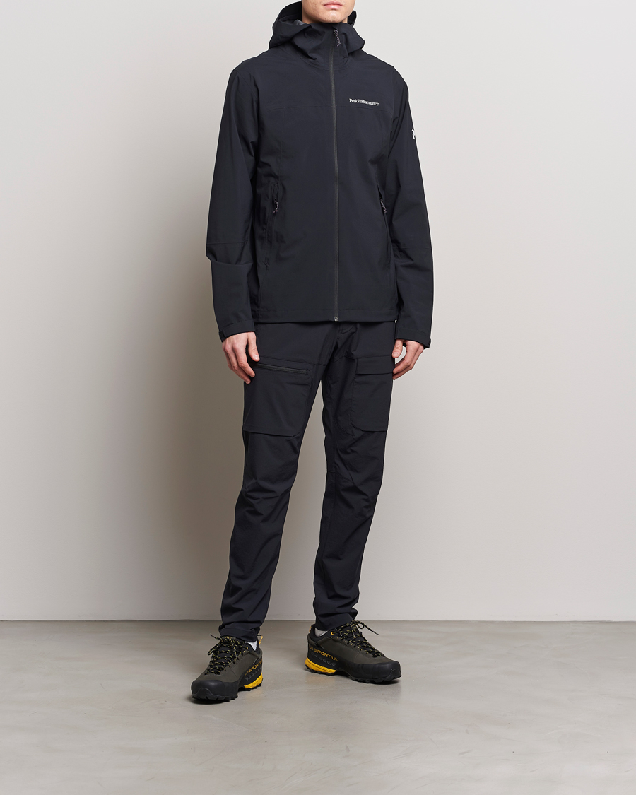 Herre | Jakker | Peak Performance | Trail Hipe Hooded Shell Jacket Black