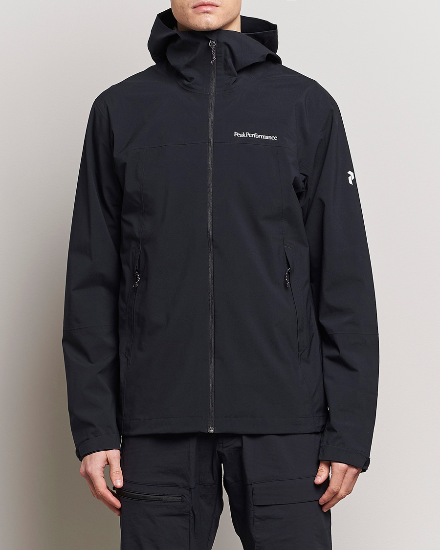 Herre | Jakker | Peak Performance | Trail Hipe Hooded Shell Jacket Black