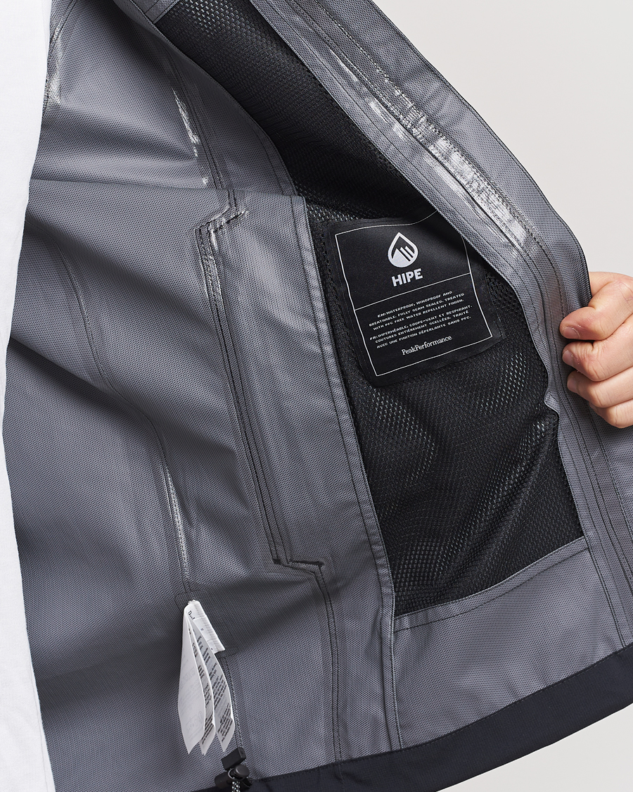 Herre | Jakker | Peak Performance | Trail Hipe Hooded Shell Jacket Black