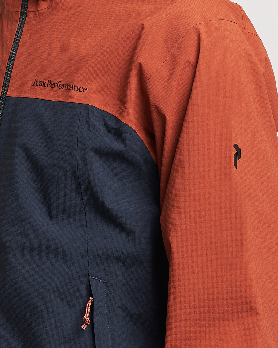 Herre | Jakker | Peak Performance | Trail Hipe Hooded Jacket Spiced/Salute Navy/Desert