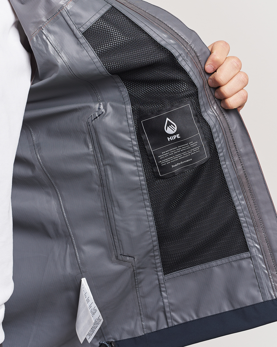 Herre | Jakker | Peak Performance | Trail Hipe Hooded Jacket Spiced/Salute Navy/Desert