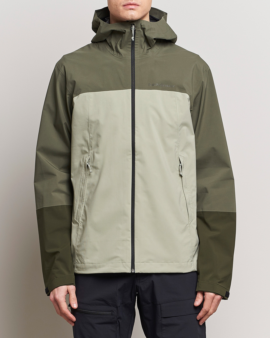 Herre | Jakker | Peak Performance | Trail Hipe Hooded Jacket Pine Needle/Limit Green