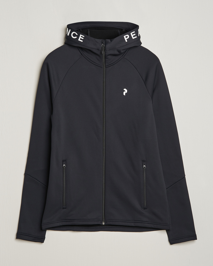 Herre | Gensere | Peak Performance | Rider Hooded Full Zip Black