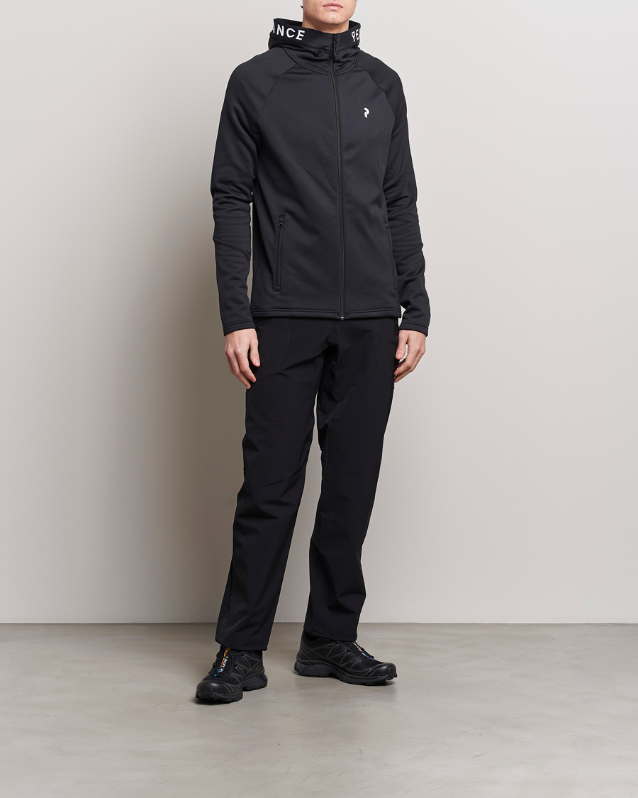 Herre | Gensere | Peak Performance | Rider Hooded Full Zip Black