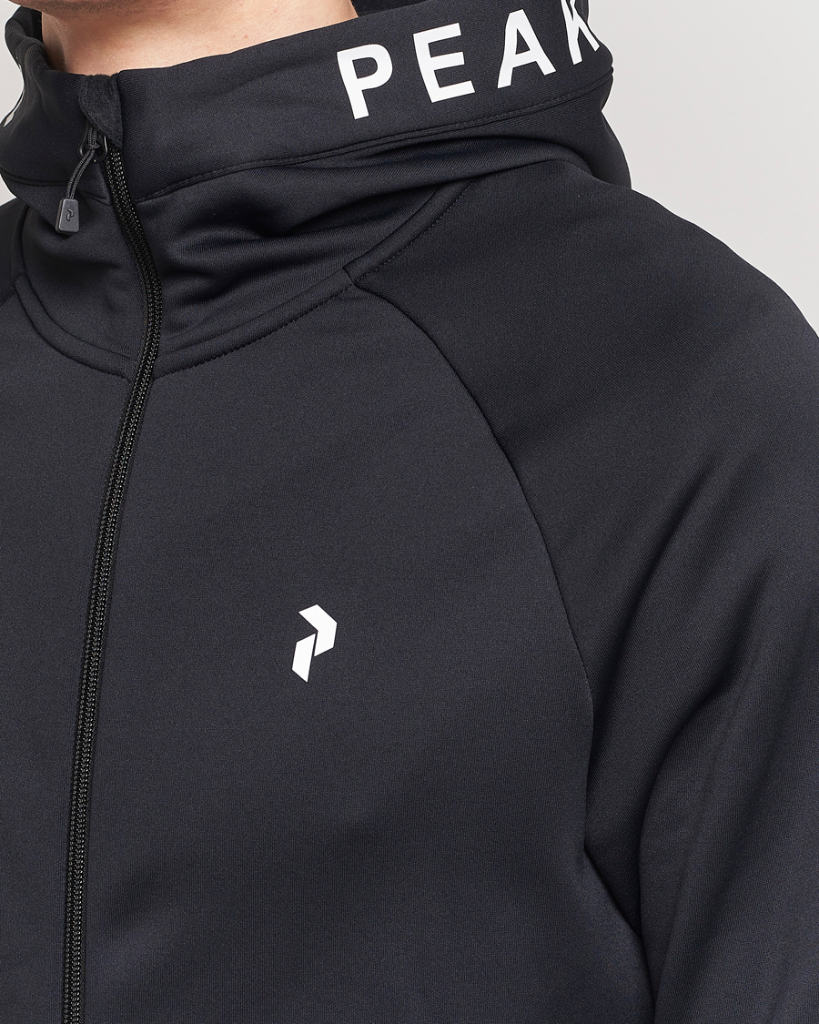 Herre | Gensere | Peak Performance | Rider Hooded Full Zip Black