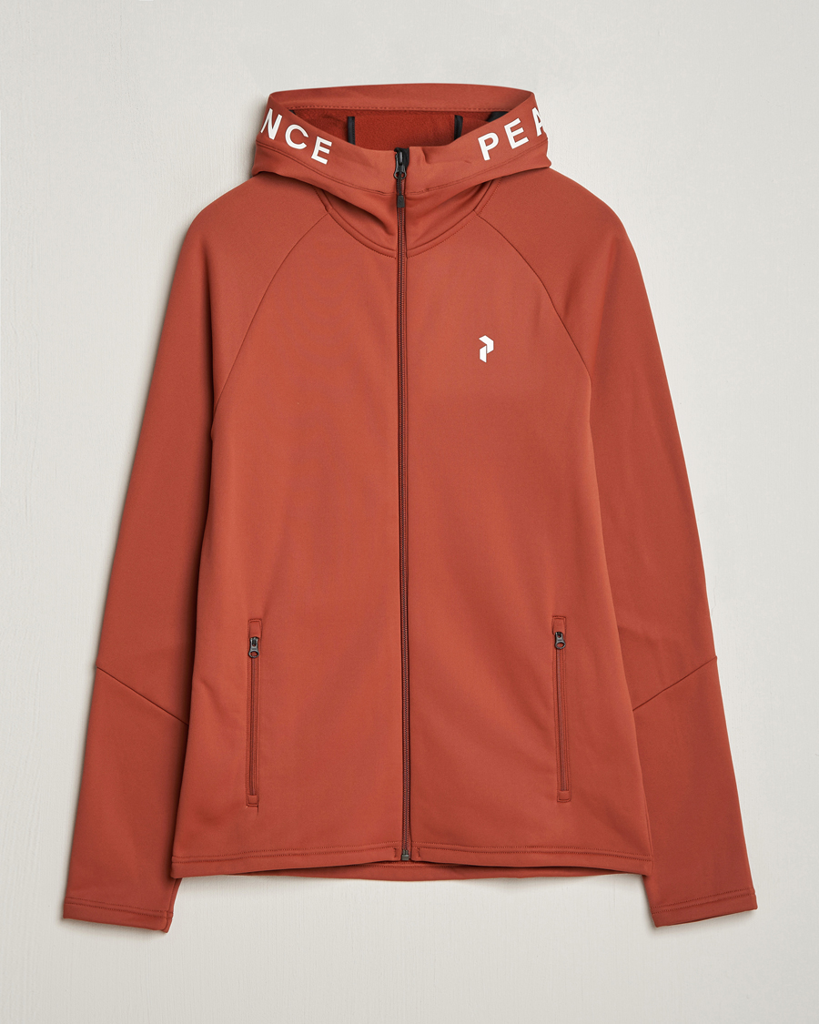 Herre | Gensere | Peak Performance | Rider Hooded Full Zip Spiced