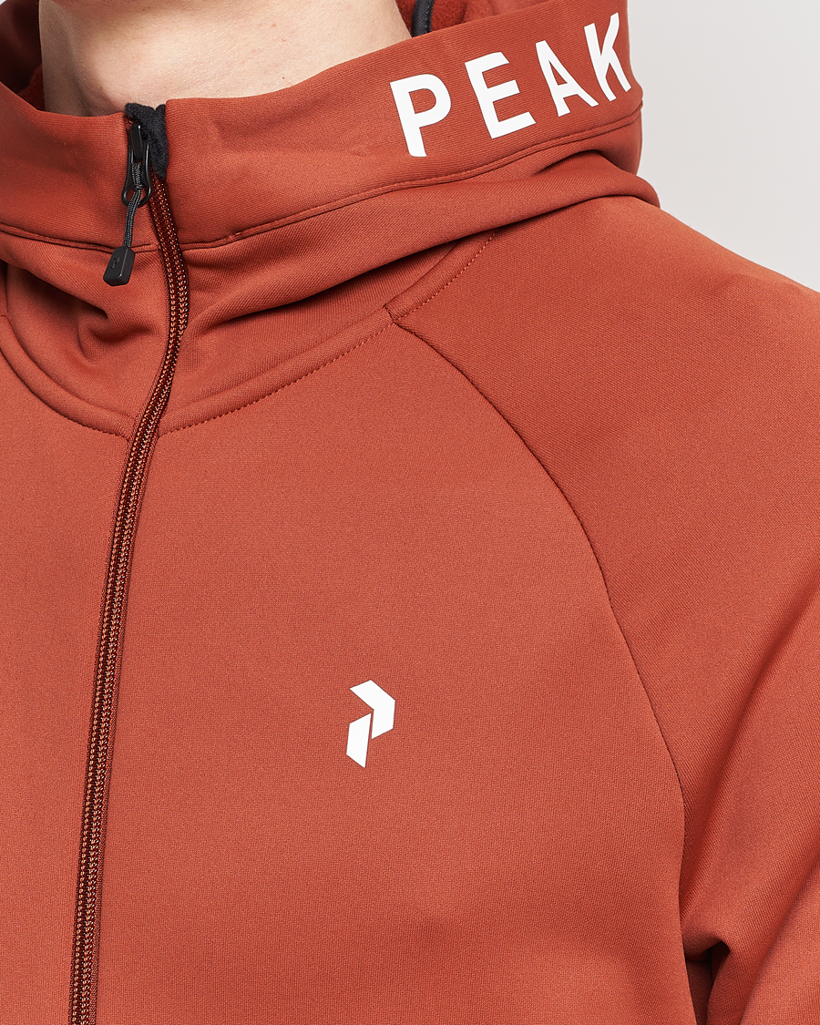 Herre | Gensere | Peak Performance | Rider Hooded Full Zip Spiced