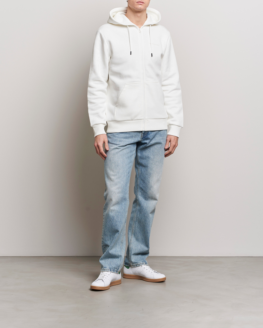 Herre | Gensere | Peak Performance | Original Logo Full Zip Hoodie Off White