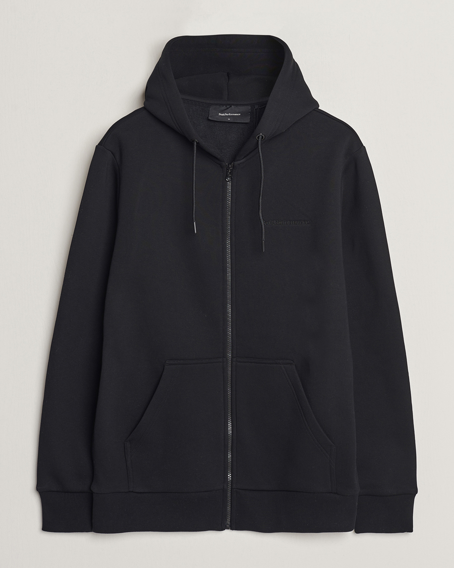Herre | Gensere | Peak Performance | Original Full Zip Hoodie Black