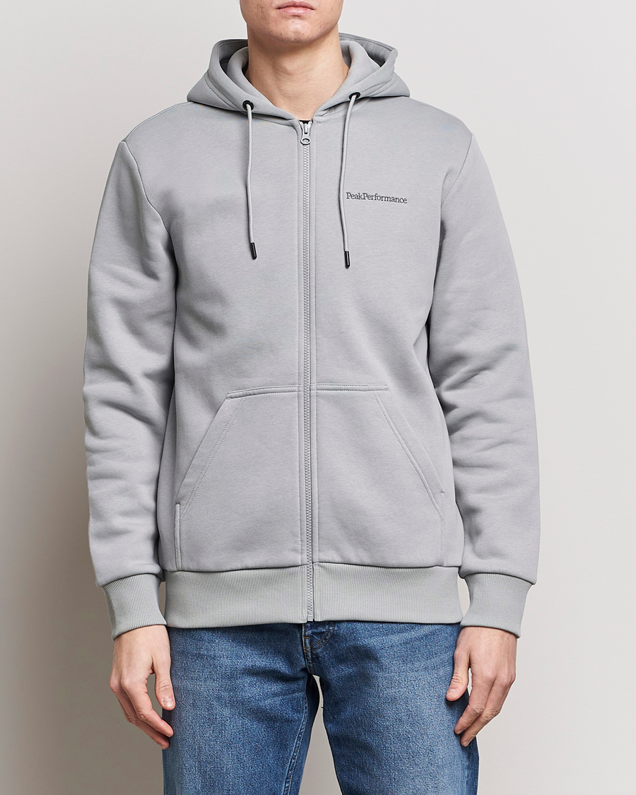 Herre | Hettegensere | Peak Performance | Original Logo Full Zip Hoodie Desert Blow