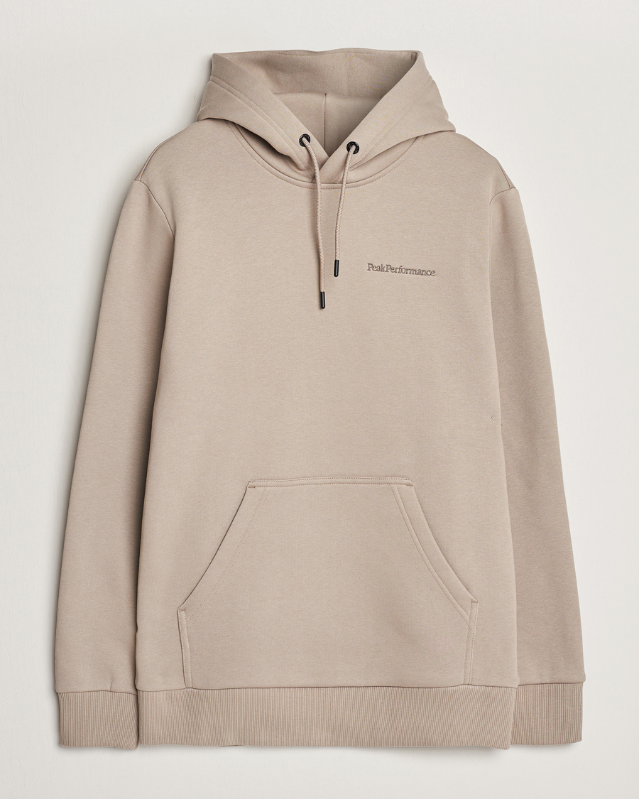 Herre | Gensere | Peak Performance | Original Logo Hoodie Avid Beige