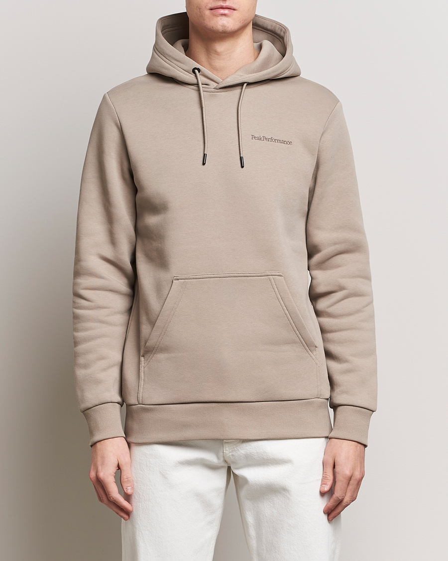 Herre | Klær | Peak Performance | Original Logo Hoodie Avid Beige