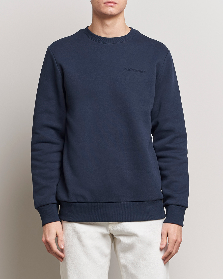 Herre |  | Peak Performance | Original Logo Crew Neck Sweatshirt Blue Shadow