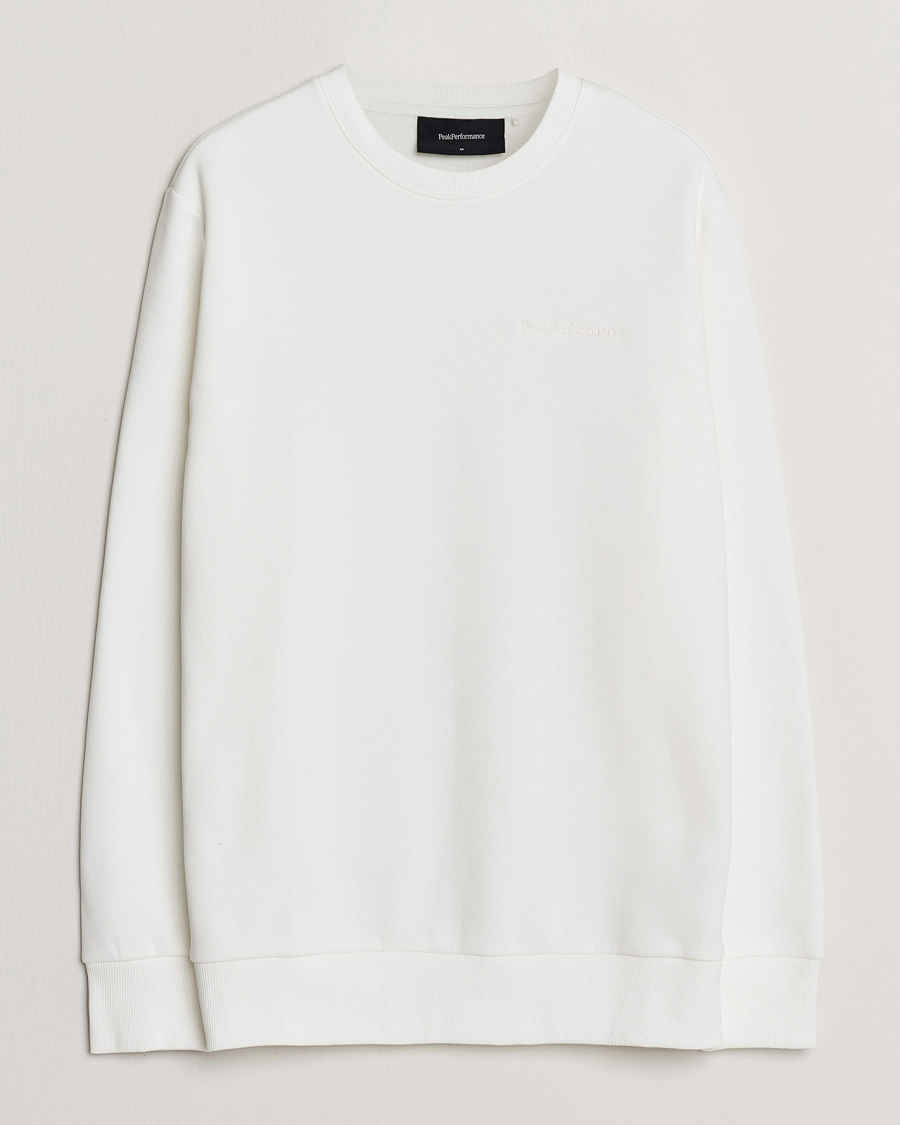 Herre | Gensere | Peak Performance | Original Logo Crew Neck Sweatshirt Off White