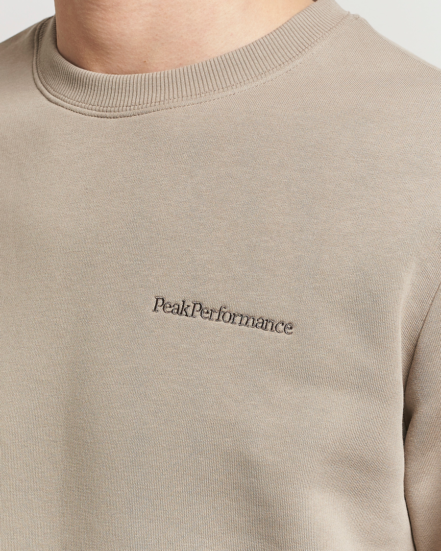Herre | Gensere | Peak Performance | Original Logo Crew Neck Sweatshirt Avid Beige