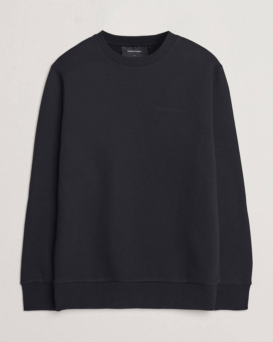 Herre | Gensere | Peak Performance | Original Crew Neck Sweatshirt Black