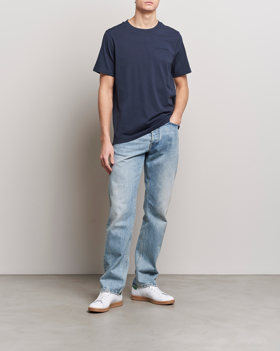 Herre | T-Shirts | Peak Performance | Original Crew Neck T-Shirt Blue Shadow