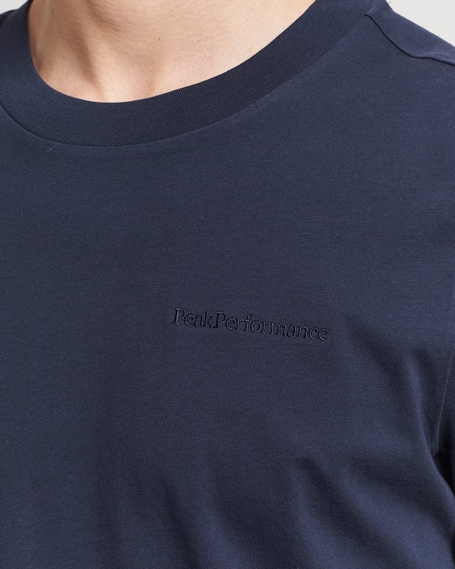 Herre | T-Shirts | Peak Performance | Original Crew Neck T-Shirt Blue Shadow