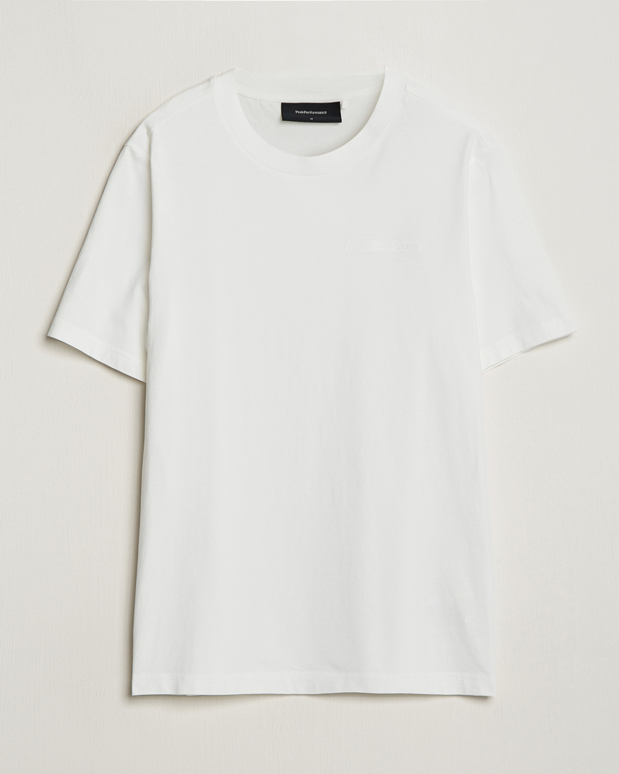 Herre | T-Shirts | Peak Performance | Original Crew Neck T-Shirt Off White