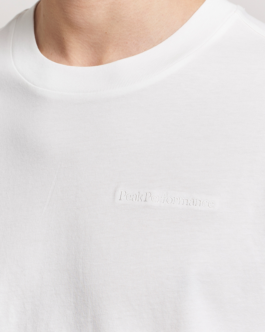Herre | T-Shirts | Peak Performance | Original Crew Neck T-Shirt Off White