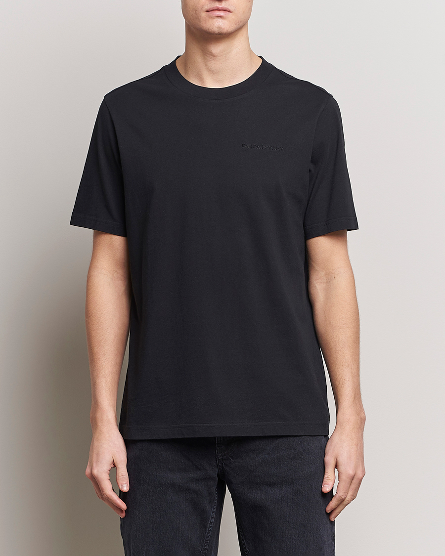 Herre | T-Shirts | Peak Performance | Original Logo Crew Neck T-Shirt Black