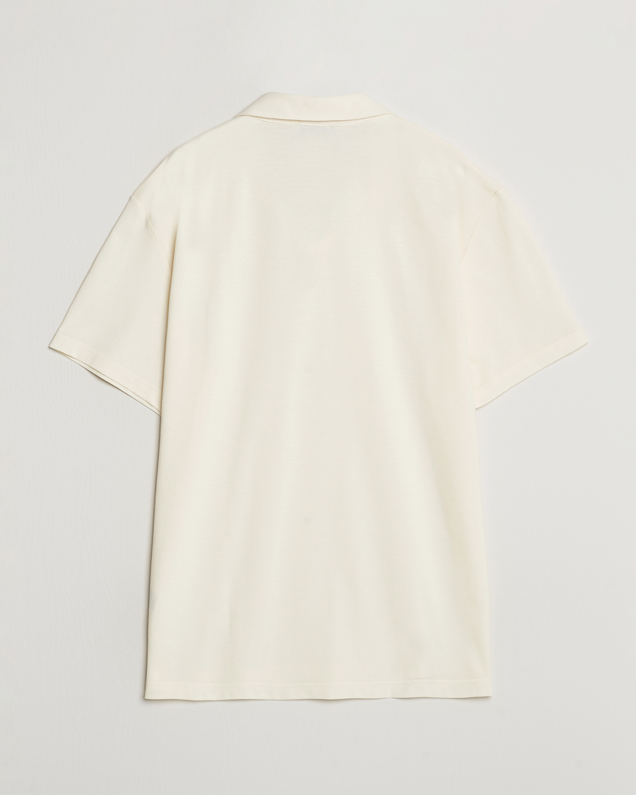 Herre | Pikéer | Peak Performance | Cotton Coolmax Open Collar Polo Vintage White