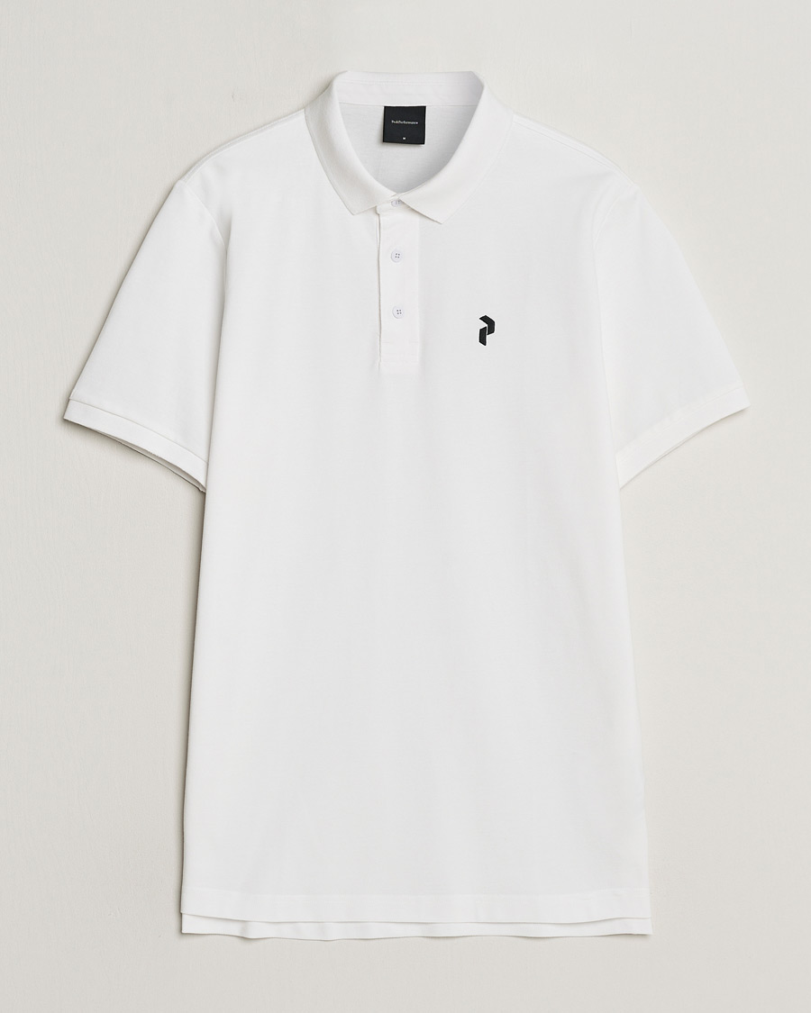 Herre | Pikéer | Peak Performance | Classic Cotton Polo White