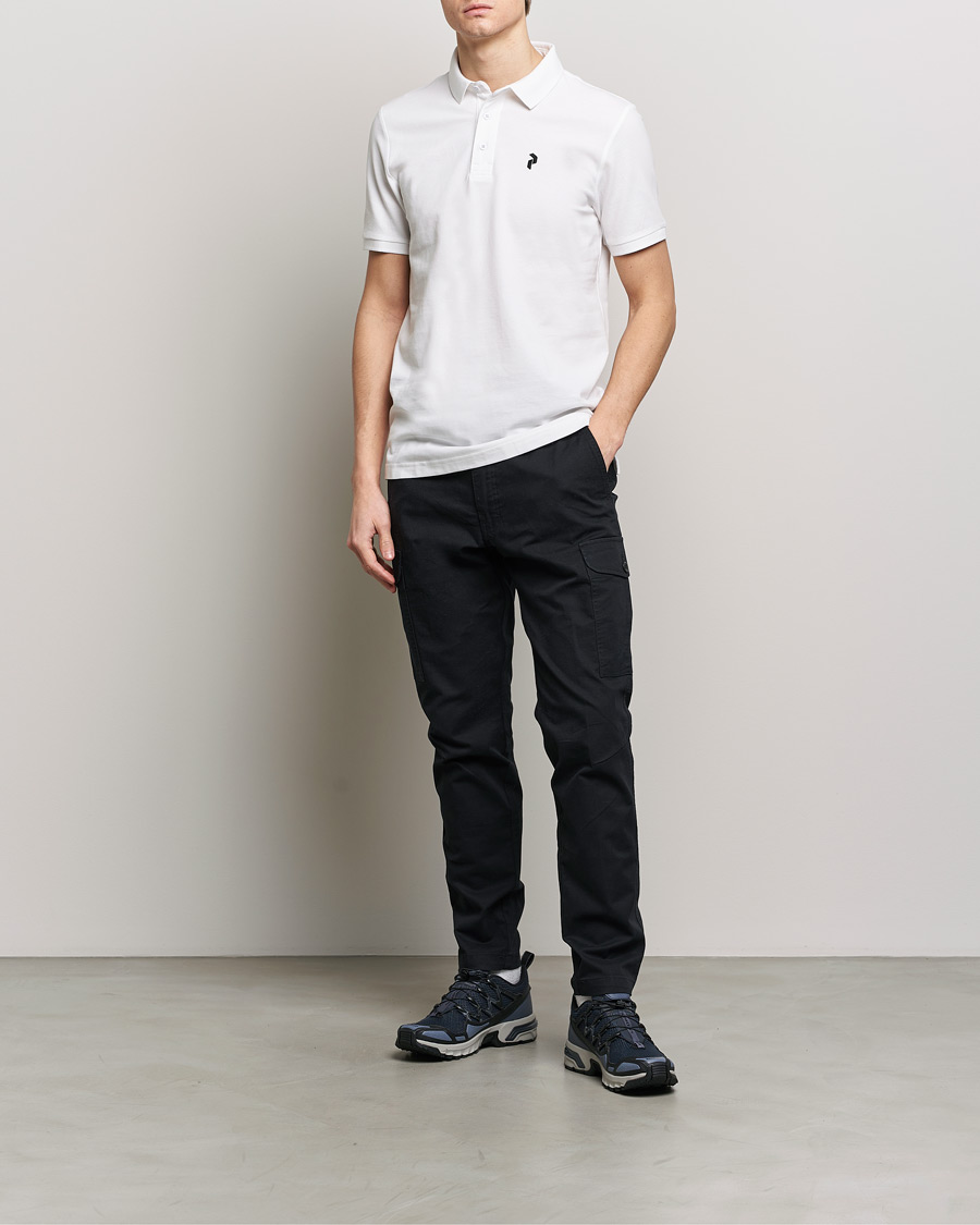 Herre | Pikéer | Peak Performance | Classic Cotton Polo White