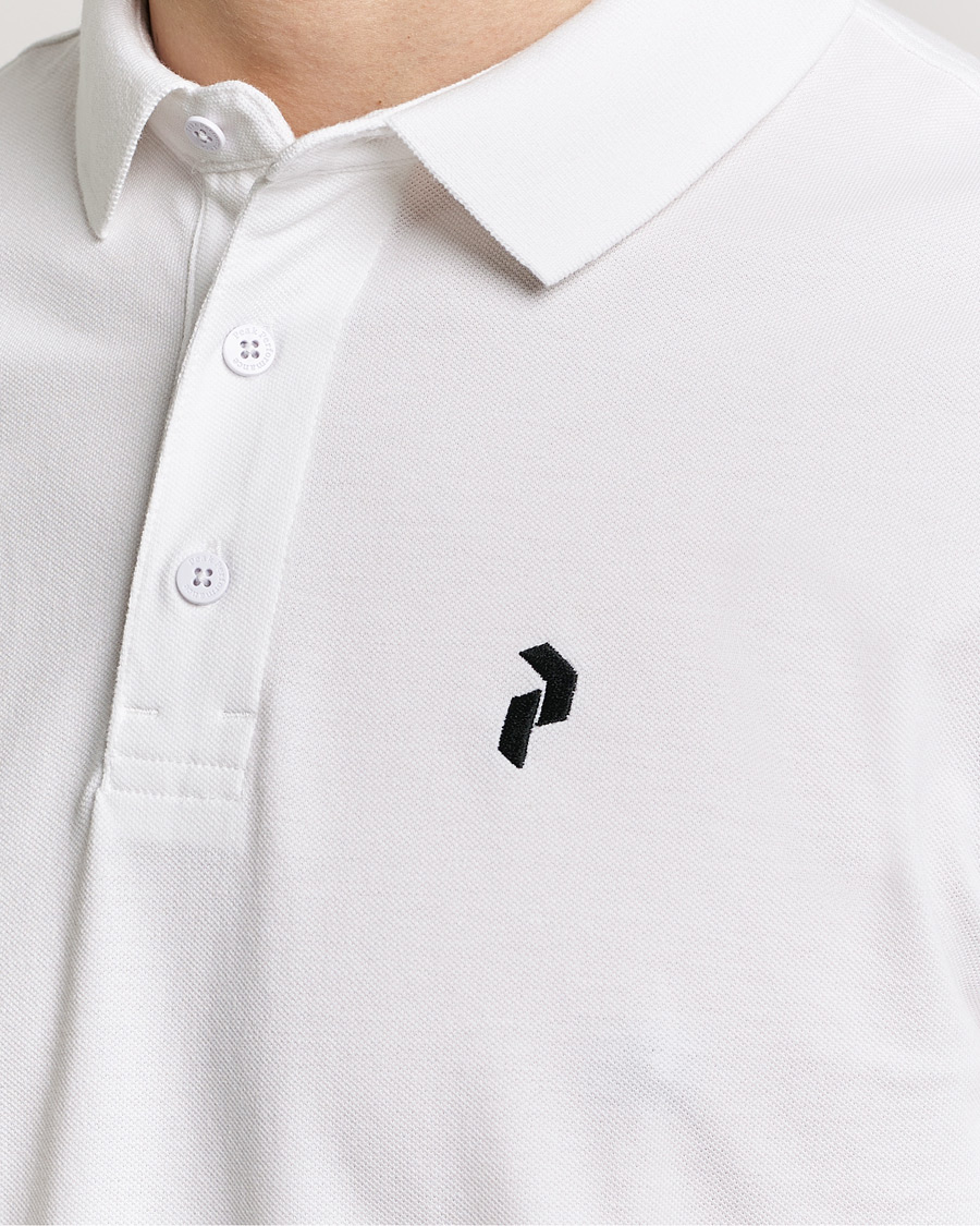 Herre | Pikéer | Peak Performance | Classic Cotton Polo White