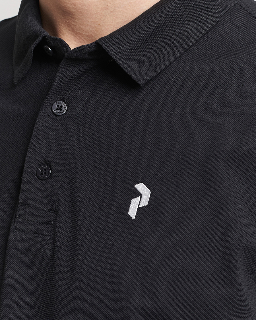 Herre | Pikéer | Peak Performance | Classic Cotton Polo Black