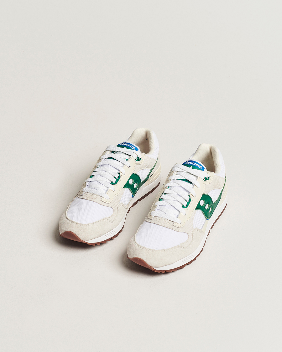 Herre | Sko i mokka | Saucony | Shadow 5000 Sneaker White/Green