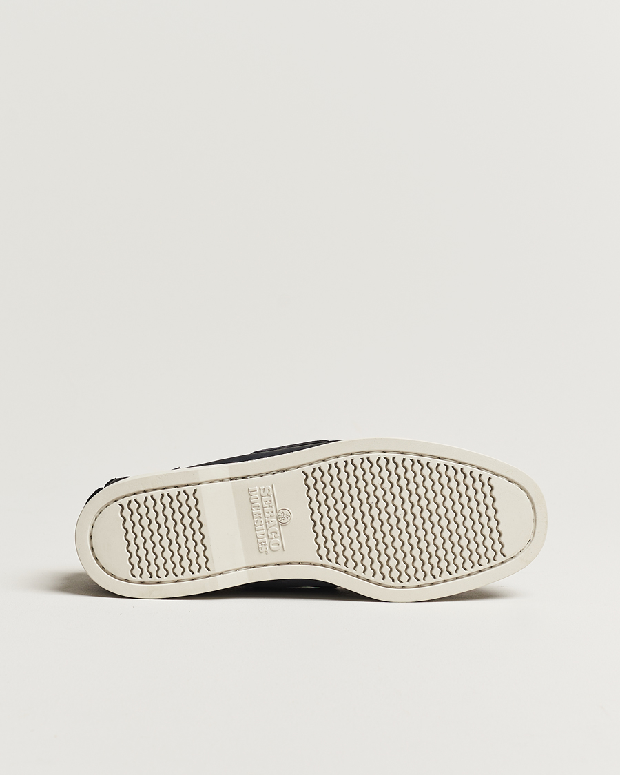 Herre | Seilersko | Sebago | Dockside Nubuck Boat Shoe Blue Navy