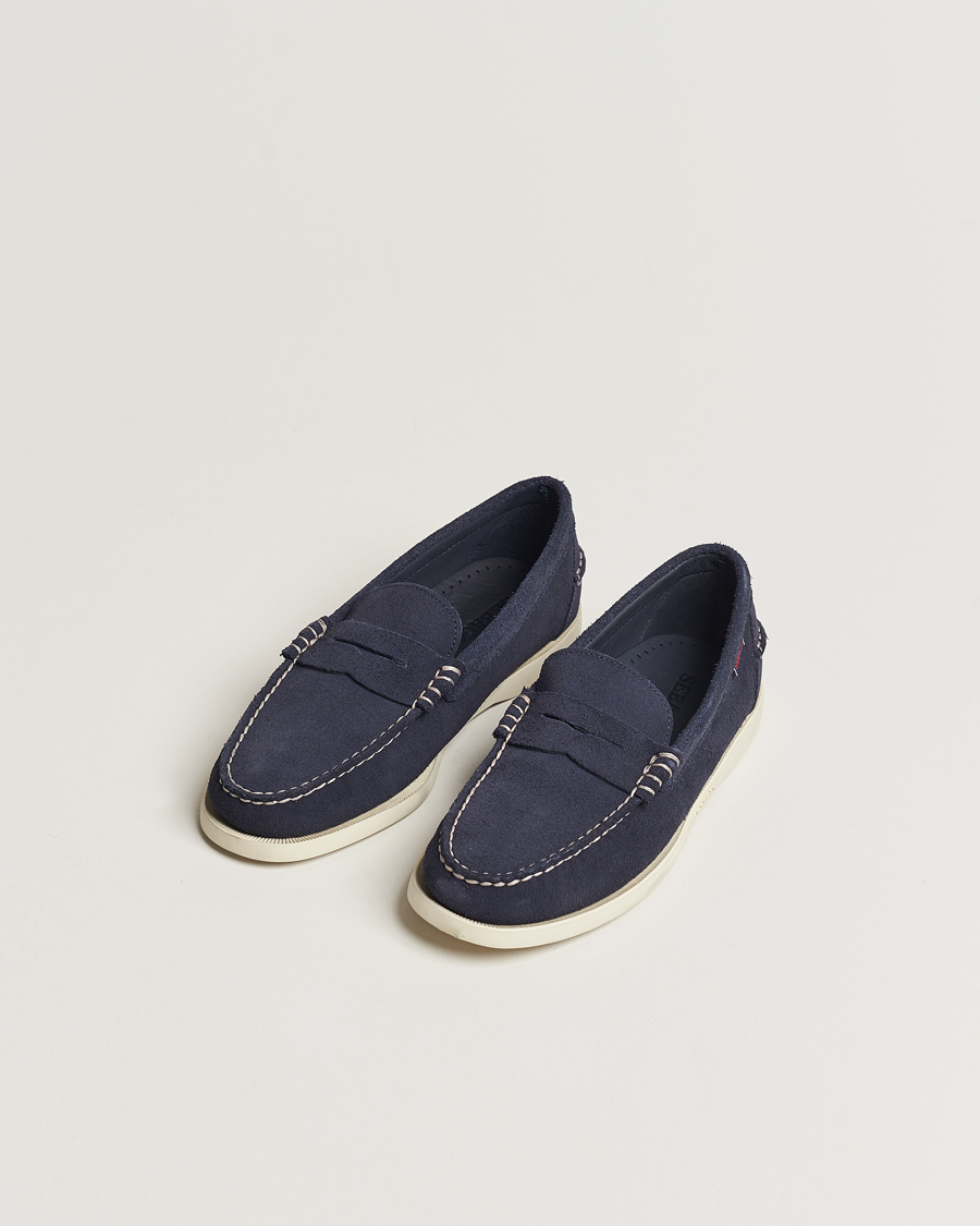 Herre | Loafers | Sebago | Dan Suede Loafer Blue Universe