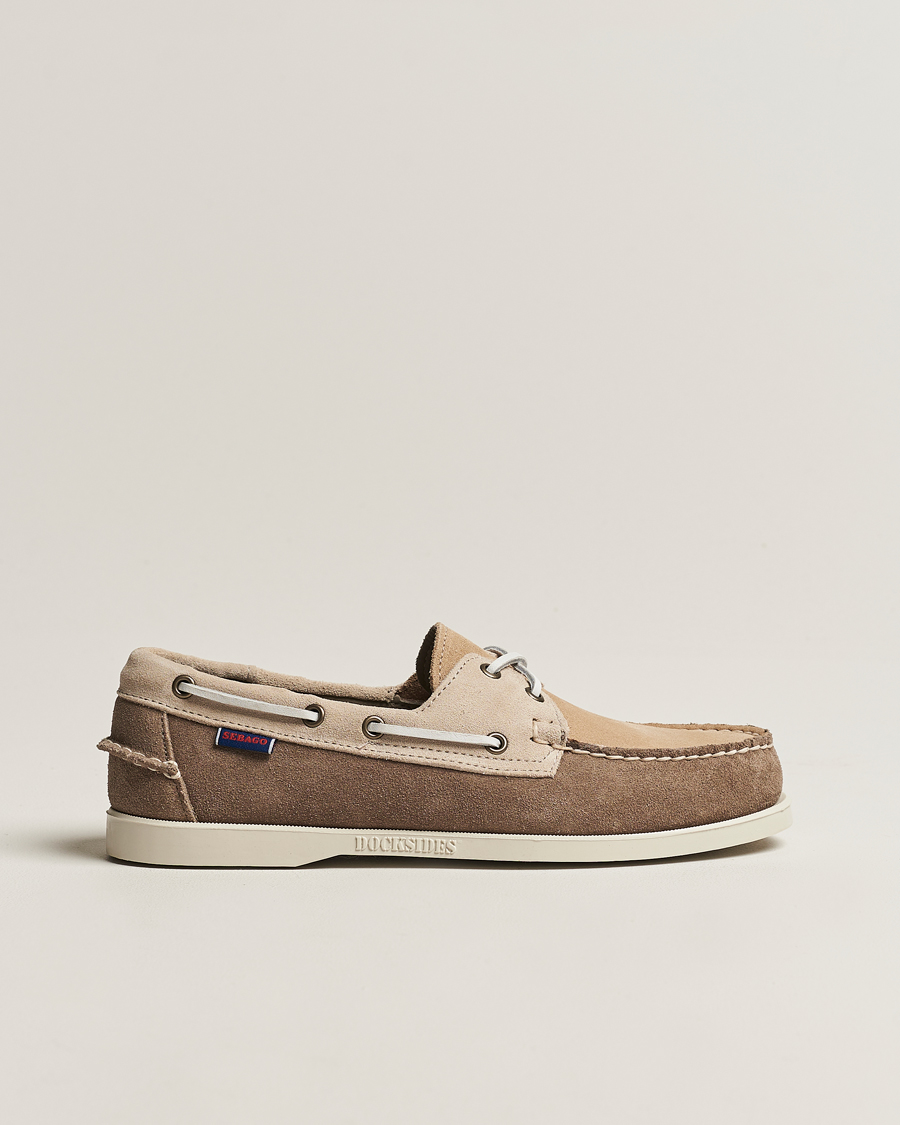 Herre | Seilersko | Sebago | Docksides Portland Jib Boat Shoe Sage/Taupe/Camel